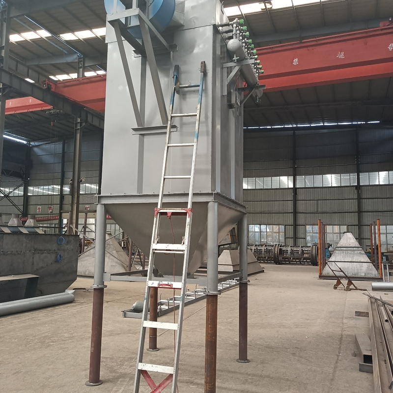Filtro de bolsa de chorro de pulso industrial para planta de secado rotativa