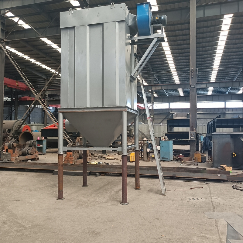 Filtro de bolsa de chorro de pulso industrial para planta de secado rotativa