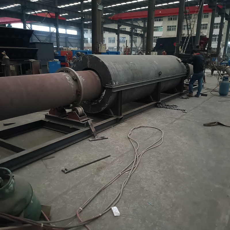 150 - horno horizontal rotatorio 200kg/H con poder y 2 de AC380V - velocidad de rotación 3rpm