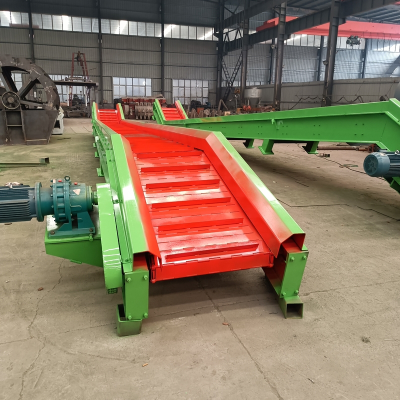 Transportador con cadena de arrastre inclinada 25 a 1000 T/H equipo de manipulación de grano confiable