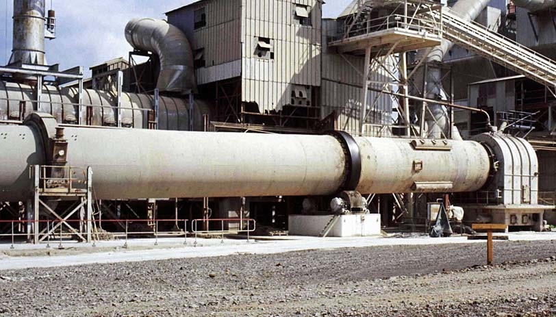 Materiales Reacción Incinerador tipo horno giratorio de 5-45 t/h Capacidad