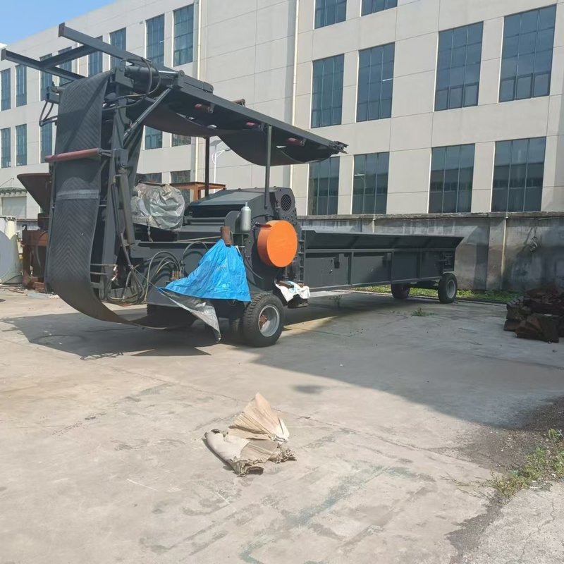 Personalizar el crusher de biomasa de color para el material orgánico