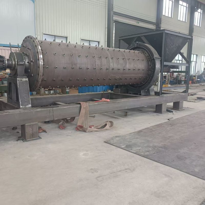 Molino de bolas rotatorio para molienda industrial tipos seco y húmedo