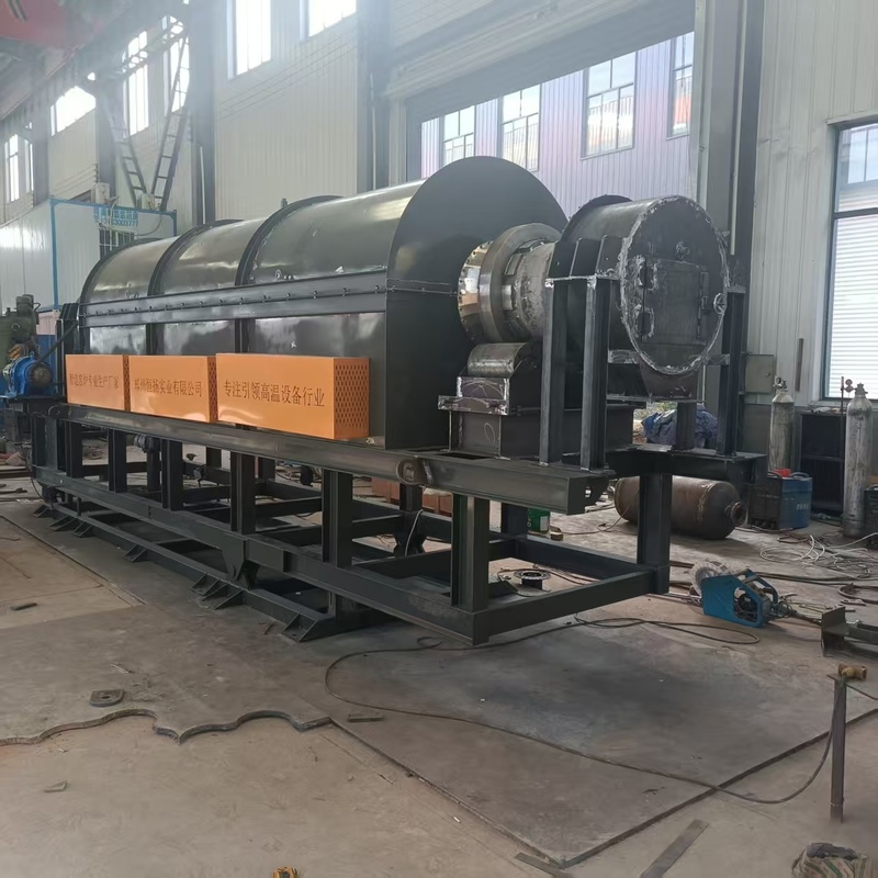 Horno rotatorio de calentamiento eléctrico indirecto para tratamiento térmico a alta temperatura (1050 °C) con capacidad personalizable