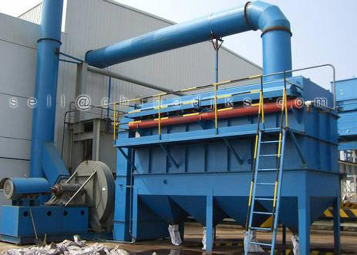 Colector de Jet Bag Filter With Dust del pulso de la fábrica 157000m3/H del cemento