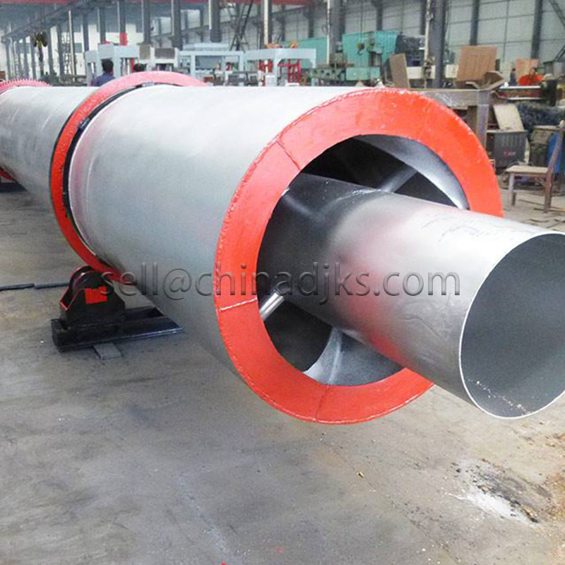 Tipo mojado doble Shell Rotary Drum Dryer 25TPH para la arena de la silicona