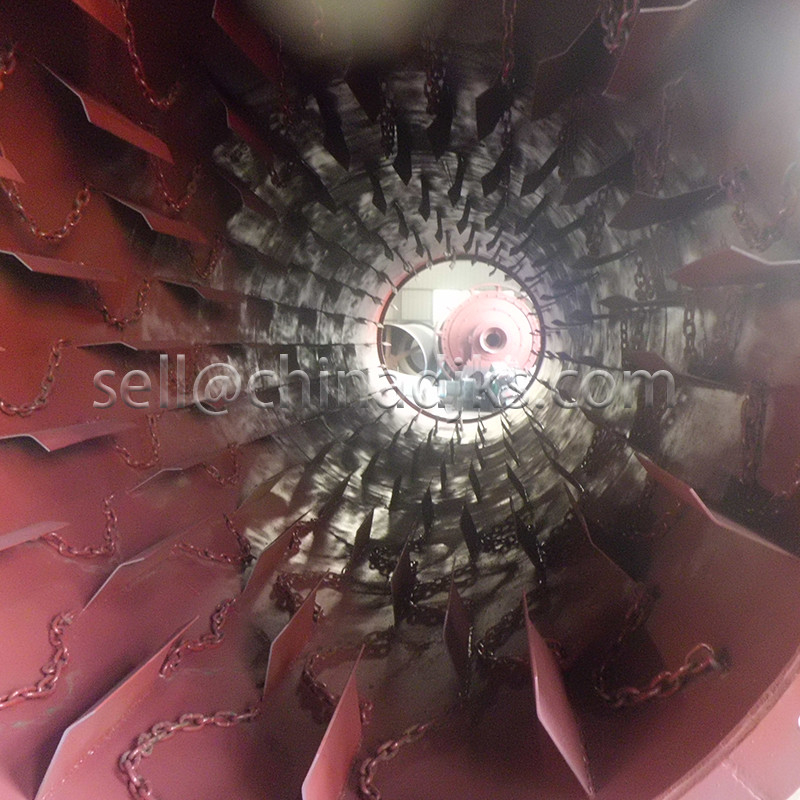 Secador rotatorio de la arena de la silicona del solo paso o maquinaria de secado rotatoria del paso triple