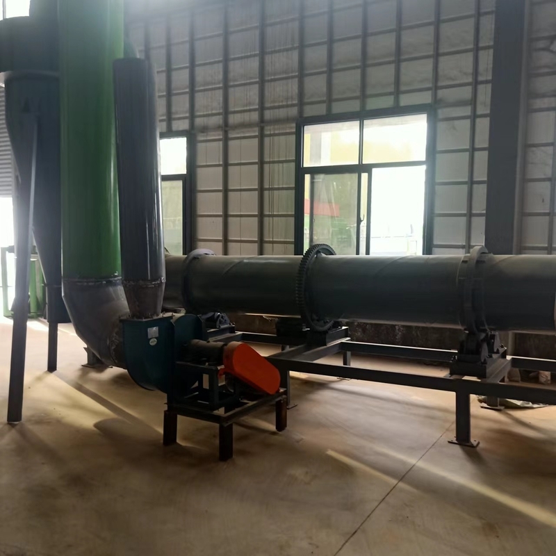 Secador de tambor rotatorio de sequía uniforme del fertilizante orgánico para el reciclaje de los materiales orgánicos