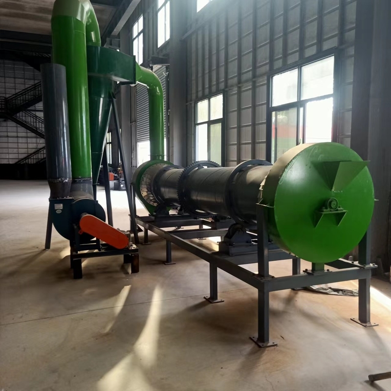 Secador de tambor rotatorio de sequía uniforme del fertilizante orgánico para el reciclaje de los materiales orgánicos
