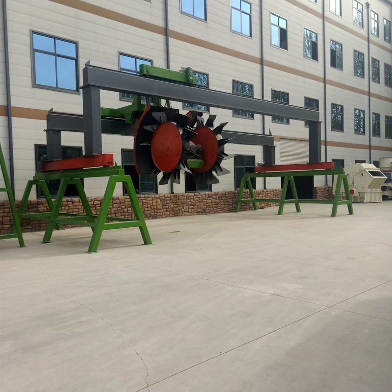 Tipo estiércol vegetal Turner Machinery de la rueda del fertilizante de planta de tratamiento de la basura