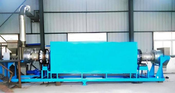 Instalación de horno de pirólisis de calefacción eléctrica de trabajo continuo 30 kg/h 1